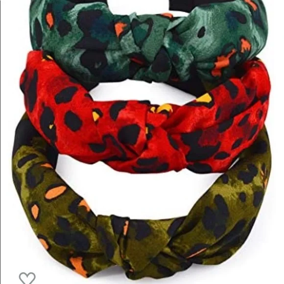 *****Brand New***** Bundle 3-pack of Leopard (in Red, Olive, Teal) - Picture 4 of 6